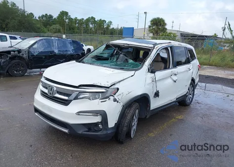 2021 Honda Pilot Awd Ex-L z USA, uszkodzony, nr VIN 5FNYF6H53MB094161